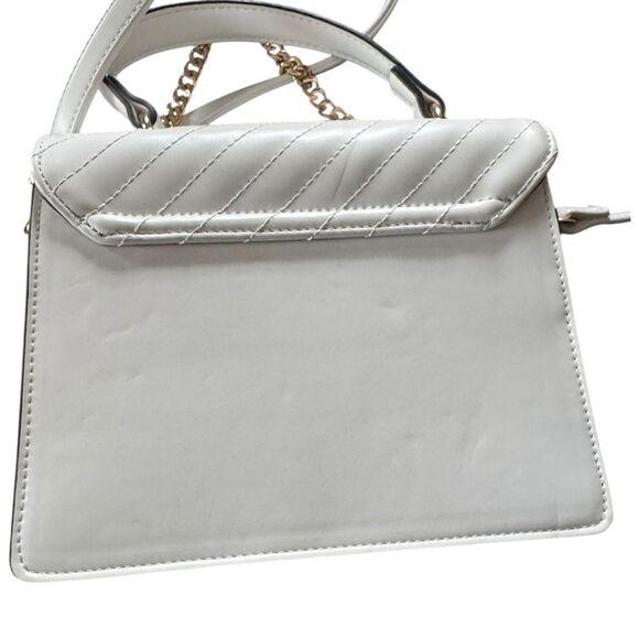 Aldo Matthan Convertible Satchel in white. - Picture 6 of 9